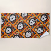 ALASKAN MALAMUTE STRANDLAKEN (Voorkant)