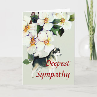 Alaskan Malamute Sympathie voor verlies van huisdi Kaart