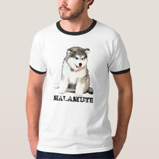 Alaskan Malamute T-shirt (Voorkant)