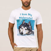 ALASKAN MALAMUTE T-shirt (Voorkant)