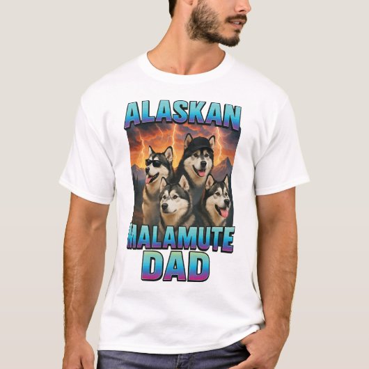 Alaskan Malamute T-shirt (Voorkant)