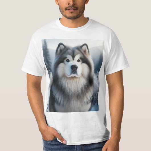 Alaskan Malamute T-shirt (Voorkant)