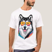 Alaskan Malamute T-shirt (Voorkant)