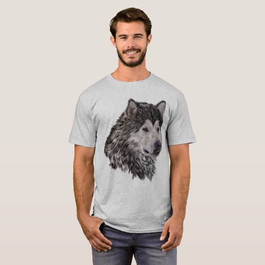 Alaskan Malamute T-shirt (Voorkant volledig)