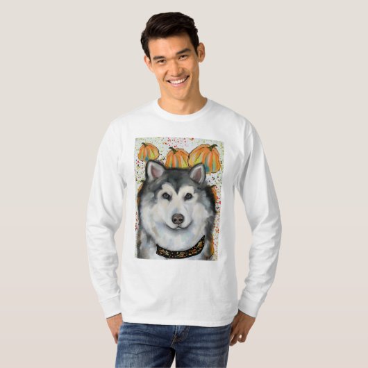 Alaskan Malamute T-shirt (Voorkant volledig)