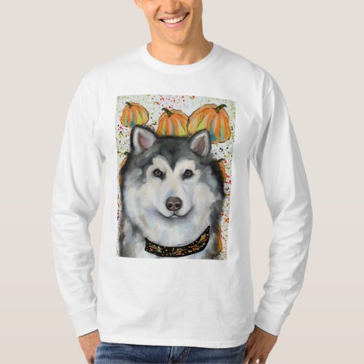 Alaskan Malamute T-shirt (Voorkant)
