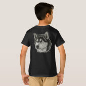Alaskan Malamute T-shirt (Achterkant volledig)