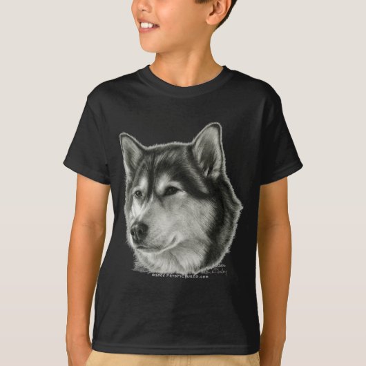 Alaskan Malamute T-shirt (Voorkant)