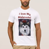 ALASKAN MALAMUTE T-SHIRT (Voorkant)
