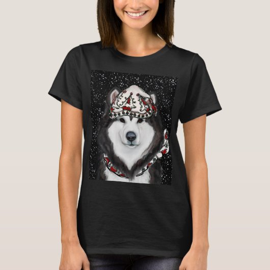 Alaskan Malamute T-shirt (Voorkant)