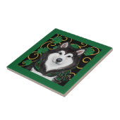 Alaskan Malamute Tegeltje (Zijkant)