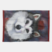 ALASKAN MALAMUTE THEEDOEK (Horizontaal)
