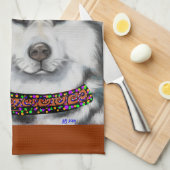 ALASKAN MALAMUTE THEEDOEK (Quarter Fold)