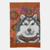 ALASKAN MALAMUTE THEEDOEK (Verticaal)