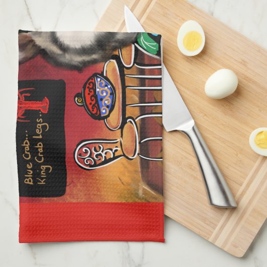 Alaskan Malamute Theedoek (Quarter Fold)