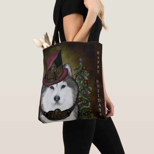 Alaskan Malamute Tote Bag (Dichtbij)
