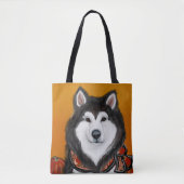 Alaskan Malamute Tote Bag (Voorkant)