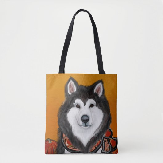 Alaskan Malamute Tote Bag (Voorkant)