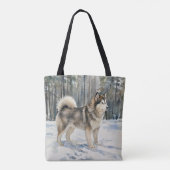 Alaskan Malamute Tote Bag (Achterkant)