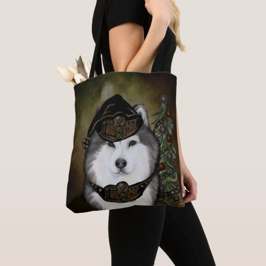 Alaskan Malamute Tote Bag (Dichtbij)