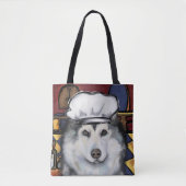 Alaskan Malamute Tote Bag (Voorkant)