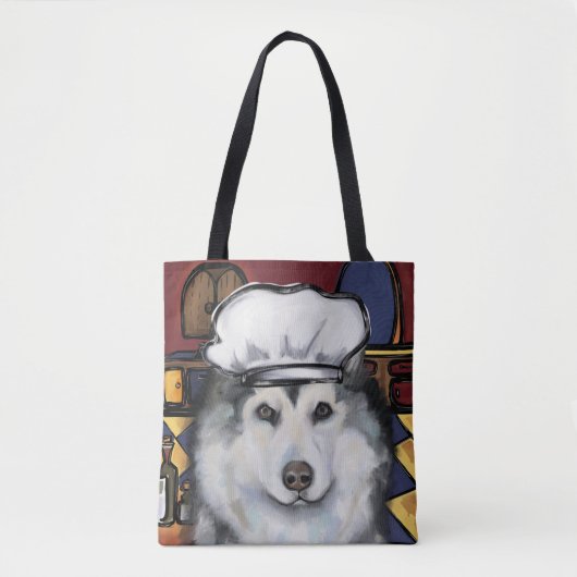 Alaskan Malamute Tote Bag (Voorkant)