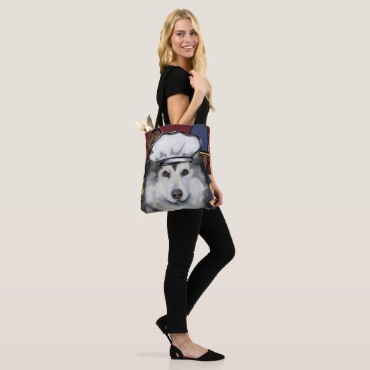Alaskan Malamute Tote Bag (Op model)