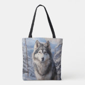 Alaskan Malamute Tote Bag (Achterkant)