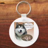 Alaskan Malamute Turkije Sleutelhanger (Voorkant)