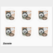 Alaskan Malamute Turkije - Sticker (Vel)