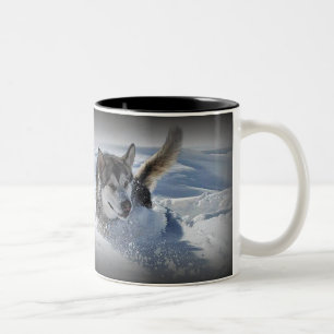 Alaskan Malamute Tweekleurige Koffiemok