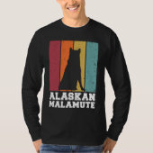 Alaskan Malamute Vintage T-shirt (Voorkant)