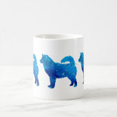 Alaskan Malamute Waterverf Koffiemok (Center)