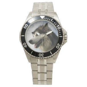 Alaskan Malamute wrist watch Horloge