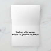 "ALASKAN MALAMUTES 40th BIRTHDAY WISHES" Kaart (Binnen)