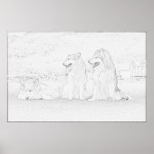 Alaskan Malamutes Poster (Voorkant)