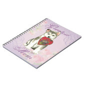 Alaskan Malemute Heart Mam Notitieboek (Linkerzijde)