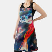 Alaskan Metamprys Print Apron Schort (Insitu)