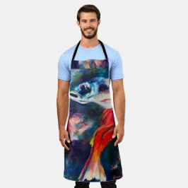 Alaskan Metamprys Print Apron Schort