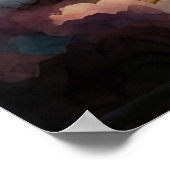 Alaskan Moose aan de rand van het bos Poster (Hoek)