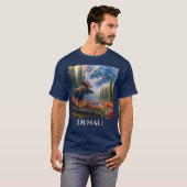 Alaskan Moose Denali Nationaal Park T-shirt (Voorkant volledig)
