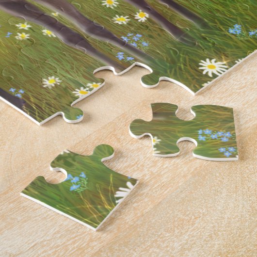 Alaskan Moose Family Puzzle Legpuzzel (Zijkant)