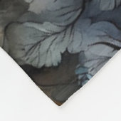 Alaskan Moose onder het maanlicht Fleece Deken (Hoek)