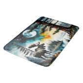 Alaskan Moose staande op Mountain Ridge Badmat (Gekanteld)