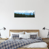 Alaskan Mountain Range panoramische fotografie Canvas Afdruk (Insitu (Slaapkamer))