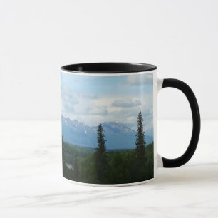 Alaskan Mountain Range panoramische fotografie Mok