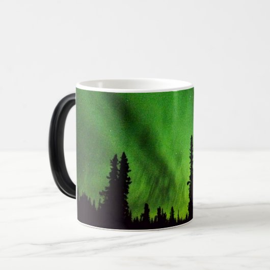 Alaskan Northern Lights Morphing Mok (Voorkant links)