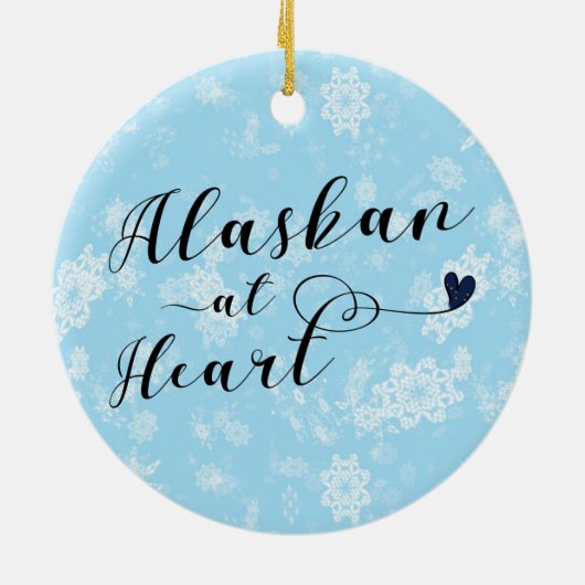 Alaskan op het Ornament van de Kerstak, Alaska (Achterkant)