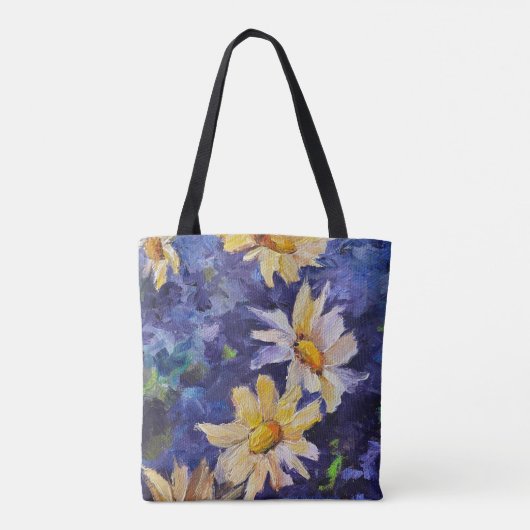 Alaskan Pansies Canvas tas (Achterkant)