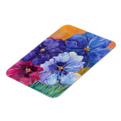 Alaskan Pansies magnet Magneet (Linkerzijde)